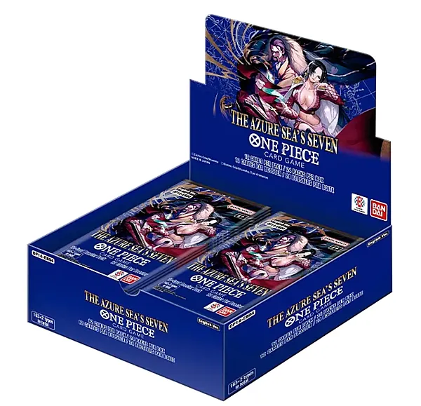 ONE PIECE CARD GAME - THE AZURE SEA'S SEVEN BOOSTER DISPLAY OP14 (24 PACKS) - EN